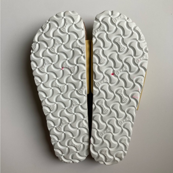 Anthropologie x Birkenstock Madrid Big Buckle Nubuck Leather Sandals Popcorn - Picture 11 of 12